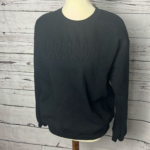 Custom Made Black Mama Crewneck Sweater - Picture 2 of 7